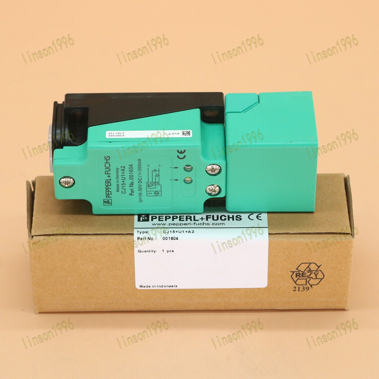 Pepperl+Fuchs Proximity Switch Sensor CJ15+U1+A2 - PEPPERL+FUCHS