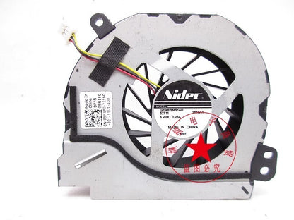 NIDEC G75R05MS1AD DC5V 0.25A 3-Pin Notebook Cooling Fan