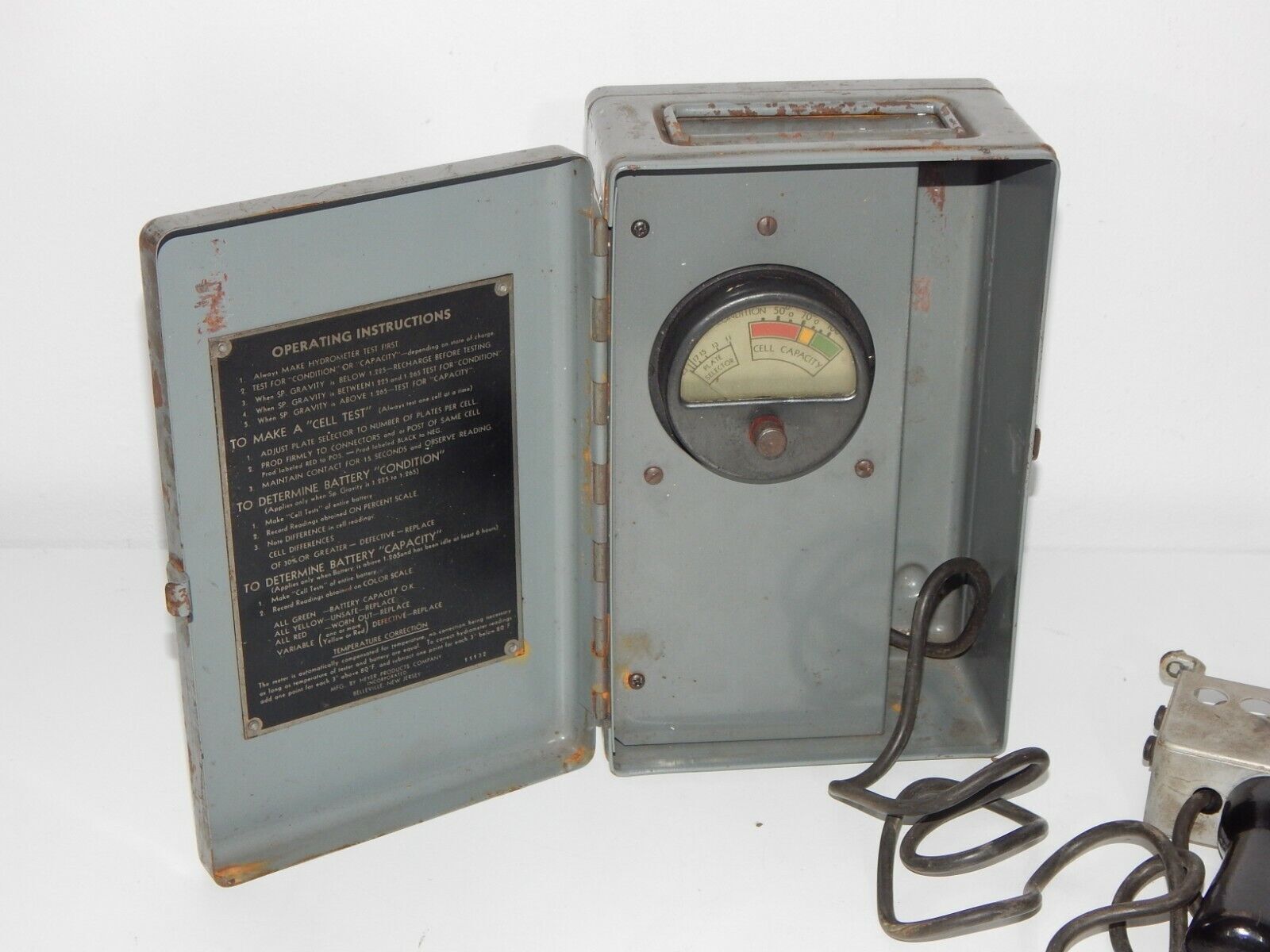 Used Meter Universal TESTER BATTERY MODEL 3-43 - Professional Battery Testing Tool for USA - METER UNIVERSAL