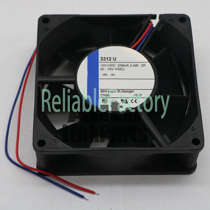 3312U Axial Fan DC12V 235mA 92*92*32mm IP68 2.4W Waterproof Cooling Fan