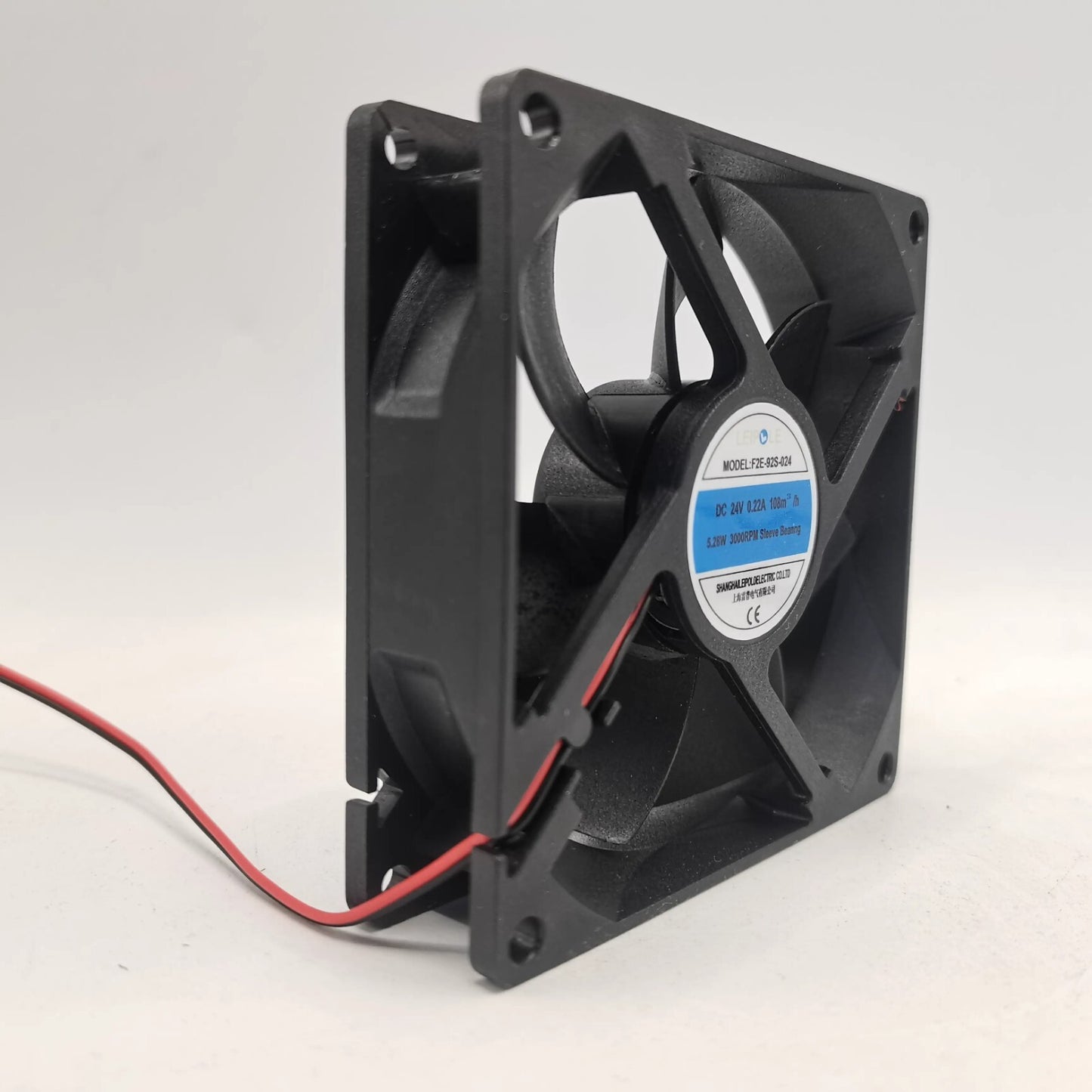 1PCS F2E-92S-024 9025 DC24V 0.22A 9CM 2-Wire Cooling Fan