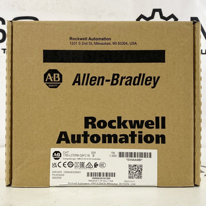 Control Logix 1MB D A Controller Allen Bradley 1769-L27ERM-QBFC1B USA NEW - ALLEN BRADLEY