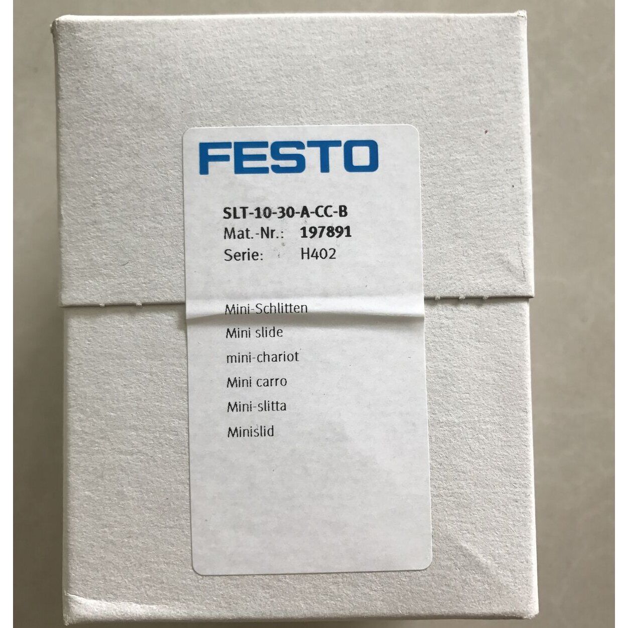 Festo Slide Cylinder SLT-10-30-A-CC-B - FESTO