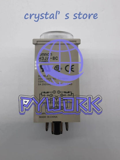 1PCS Delay Timer 10' H3JA-8C 200-240VAC #