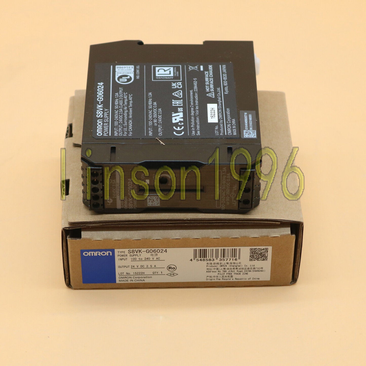 Omron S8VK-G06024 Switching Power Supply Fast Ship - OMRON