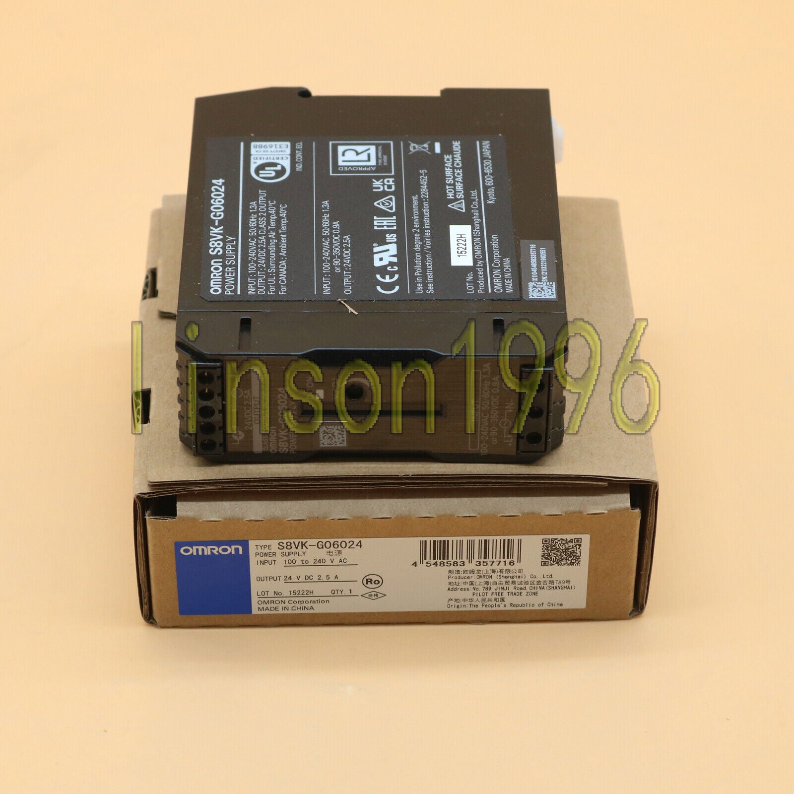 Omron S8VK-G06024 Switching Power Supply Fast Ship - OMRON