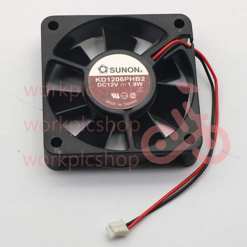 5PCS Fan 60*15MM cooling fan 2 Pin KD1206PHB2 DC12V 1.9W 6015