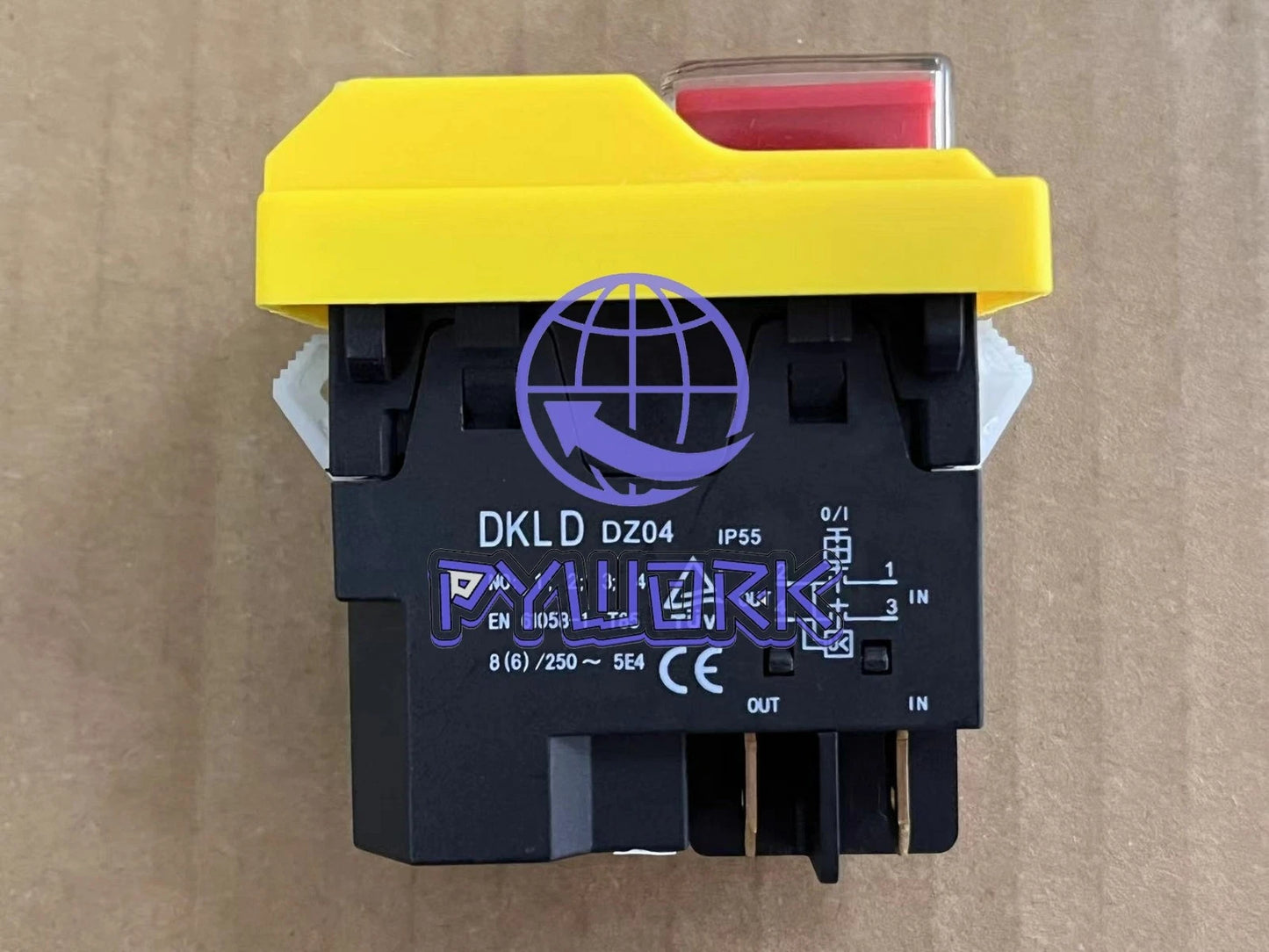 1PCS DKLD DZ04 DZ-04 8A 250VAC Waterproof Pushbutton Switch~