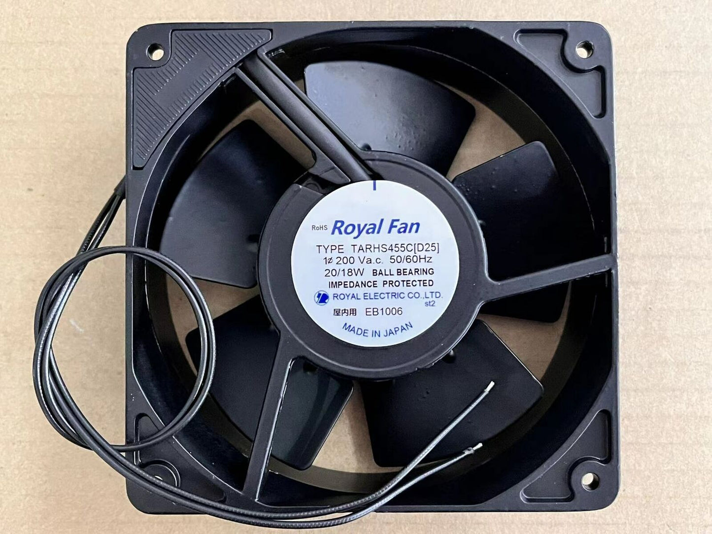 new for ROYALFAN TYPE TARHS455C[D25] 200V 20/18W High temperature cooling fan