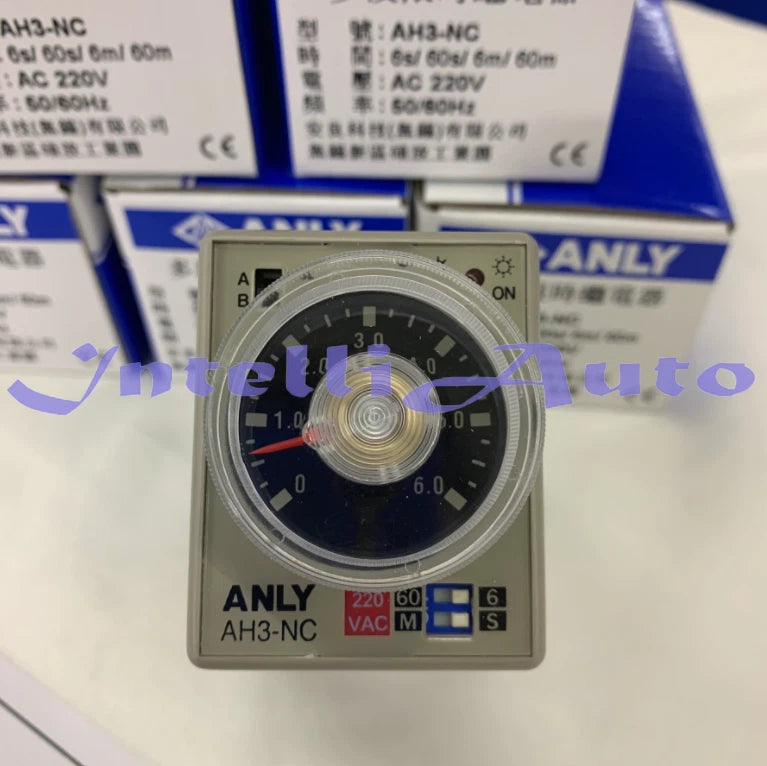 1PC ANLY AH3-NC AH3NC AC220V TIME RELAY IN BOX