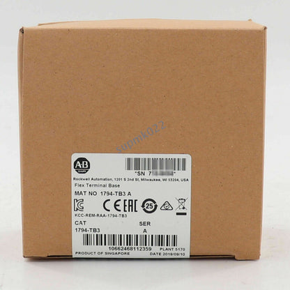 Allen-Bradley 1794-TB3 Flex Terminal Base Module Factory Sealed New - ALLEN-BRADLEY