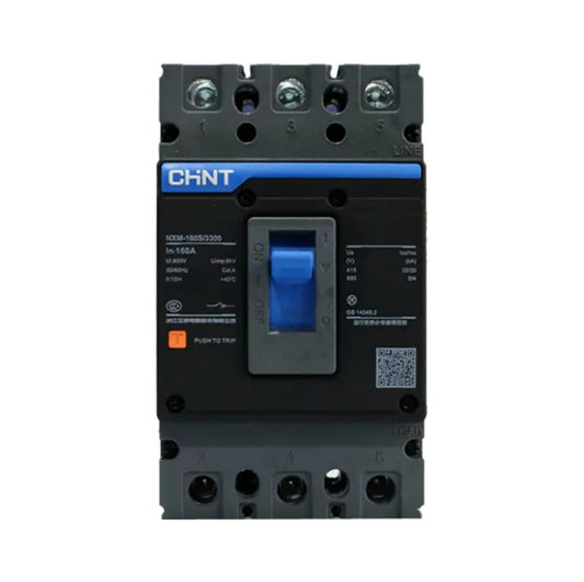 Chint NXM-160S Series NXM-160S/3300/4300B Leakage Circuit Breaker 3P 4P