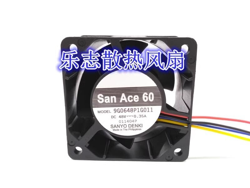 Sanyo SanAce60 9G0648P1G011 6038 DC48V 0.35A 4-Wire 4-Wire Inverter Cooling Fan