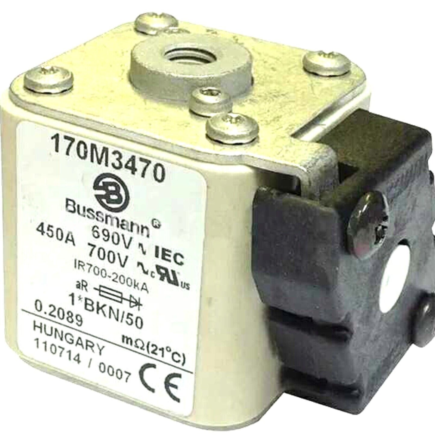 New BUSSMANN 170M3470 Fuse - High-Quality fuse for reliable protection - BUSSMANN