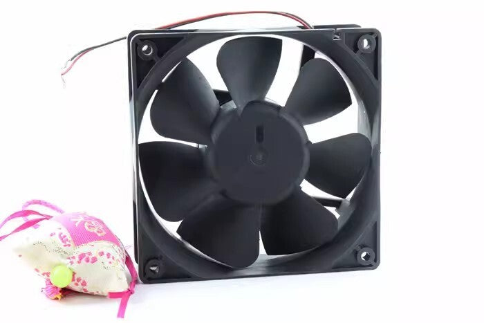 Delta WFB1212HE 12038 DC12V 0.60A 2-Wire Dual Ball Cooling Fan