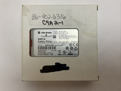 Allen Bradley 440R-S12R2 GSR SI SAFETY RELAY DC13 24V 2A AC15 - ALLEN BRADLEY