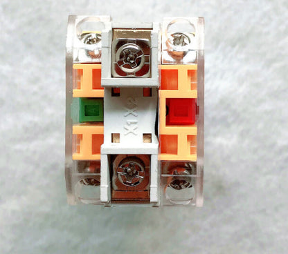 10PCS DELIXI LAY7-11DZS PUSHBUTTON SWITCHES INDICATOR LIGHT 1NO+1NC