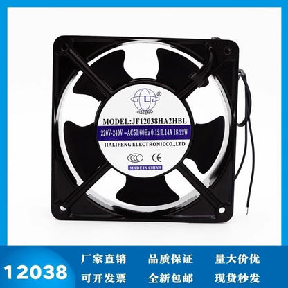 JIAFENG JF12038HA2HBL AC220V-240V 0.12A/0.14A axial flow cooling fan