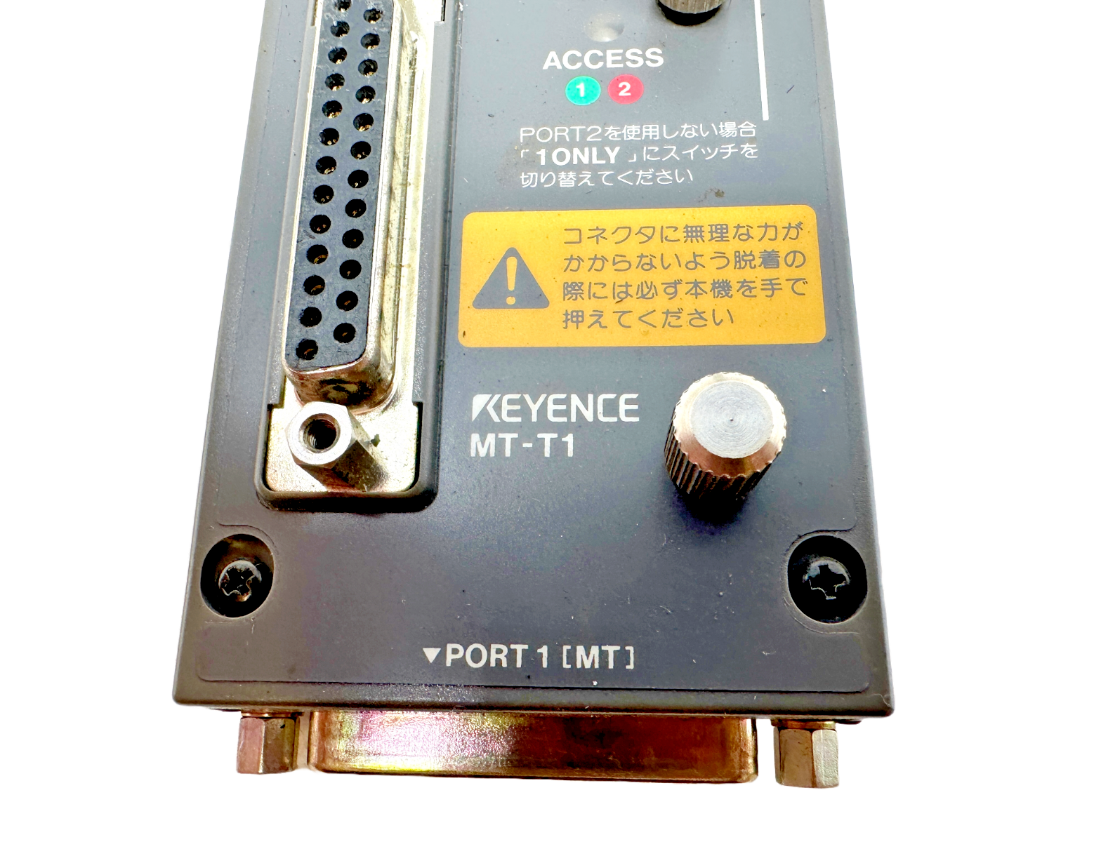 used Keyence MT-T1 PLC Port Converter - KEYENCE