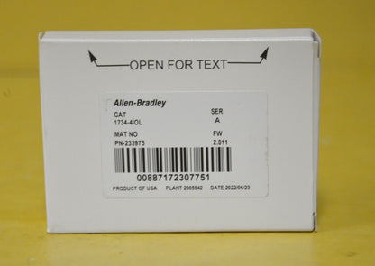 Allen Bradley 1734-4IOL Ser A Point 4-Ch IO-Link Module - ALLEN BRADLEY