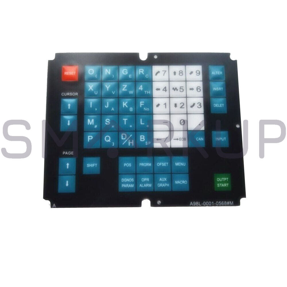 new  FANUC A98L-0001-0568#M Membrane Keysheet Keyboard