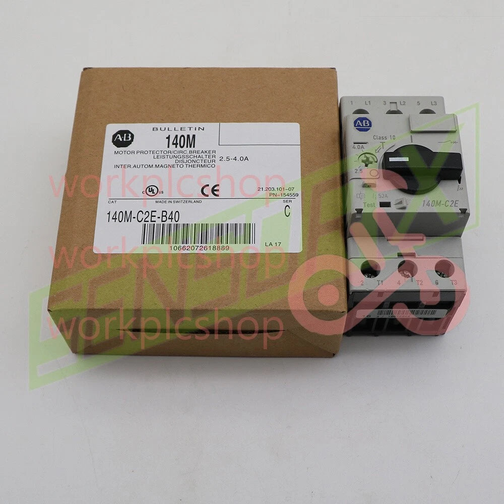 1PCS Allen-Bradley 140M-C2E-B40 Protector / Circuit Breaker 2.5 - 4.0A