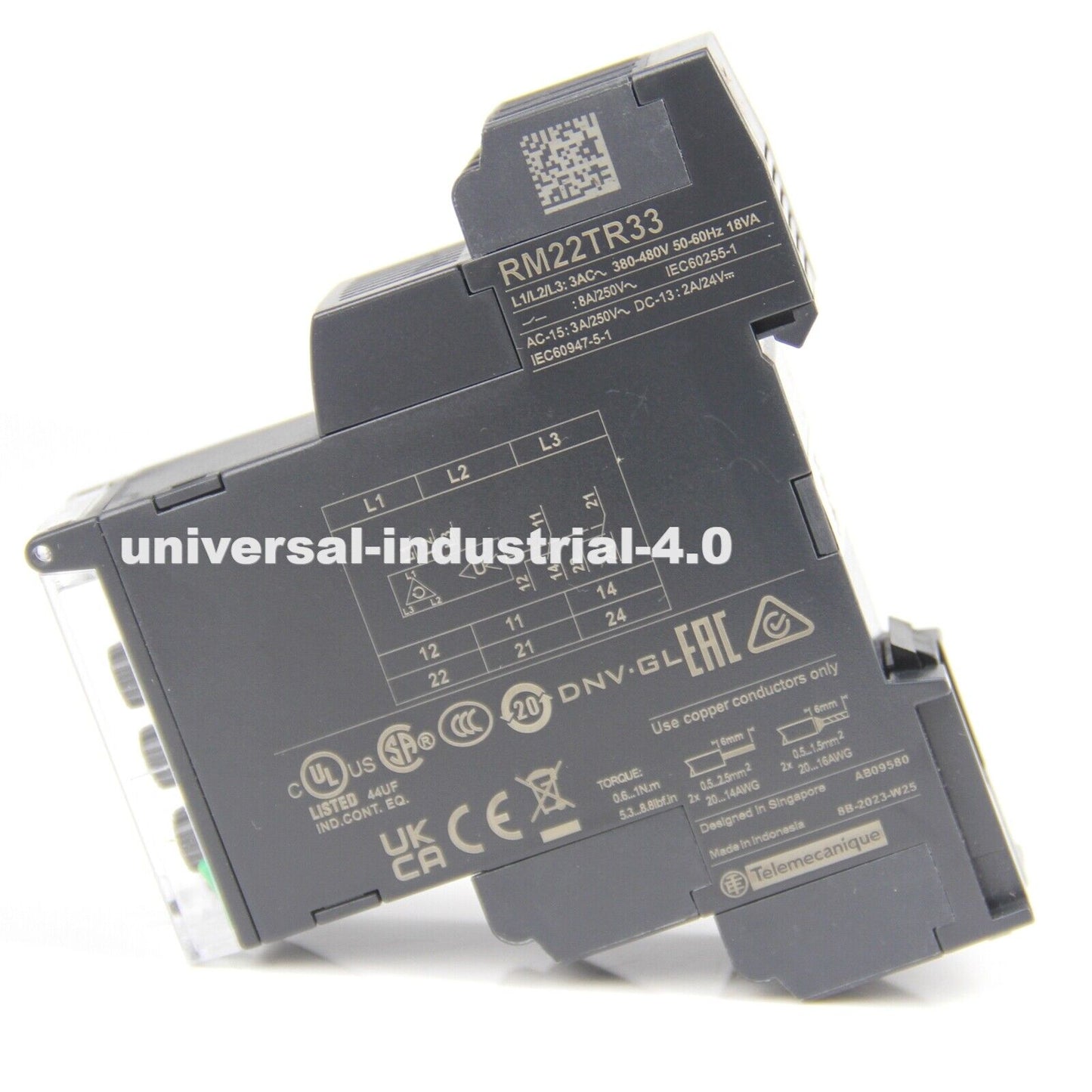 Schneider RM22TR33 Voltage Control Relay - SCHNEIDER ELECTRIC