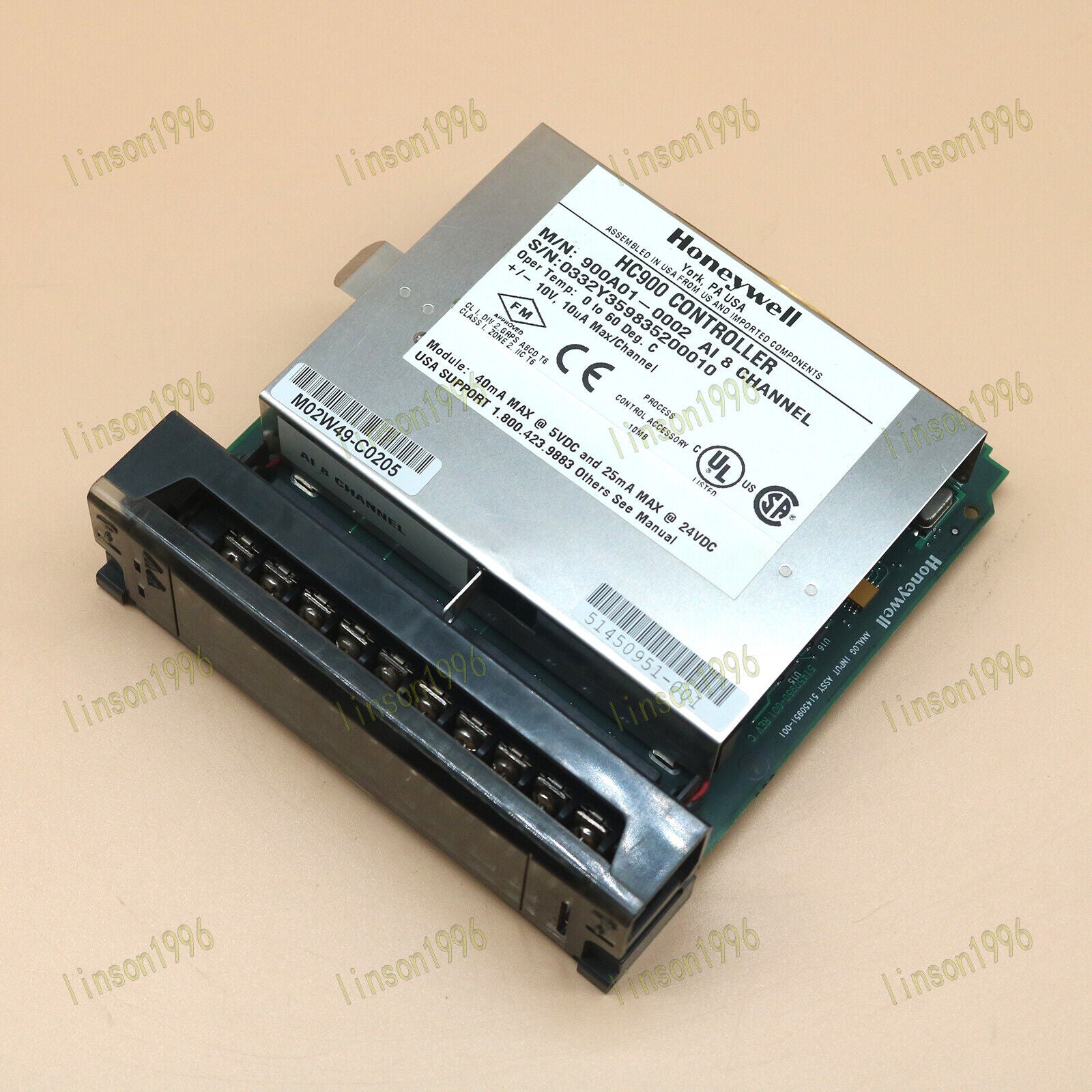 used 1PC  HC900 DCS 900A01-0002 Honeywell PLC 900A010002 spot stocks Honeywell