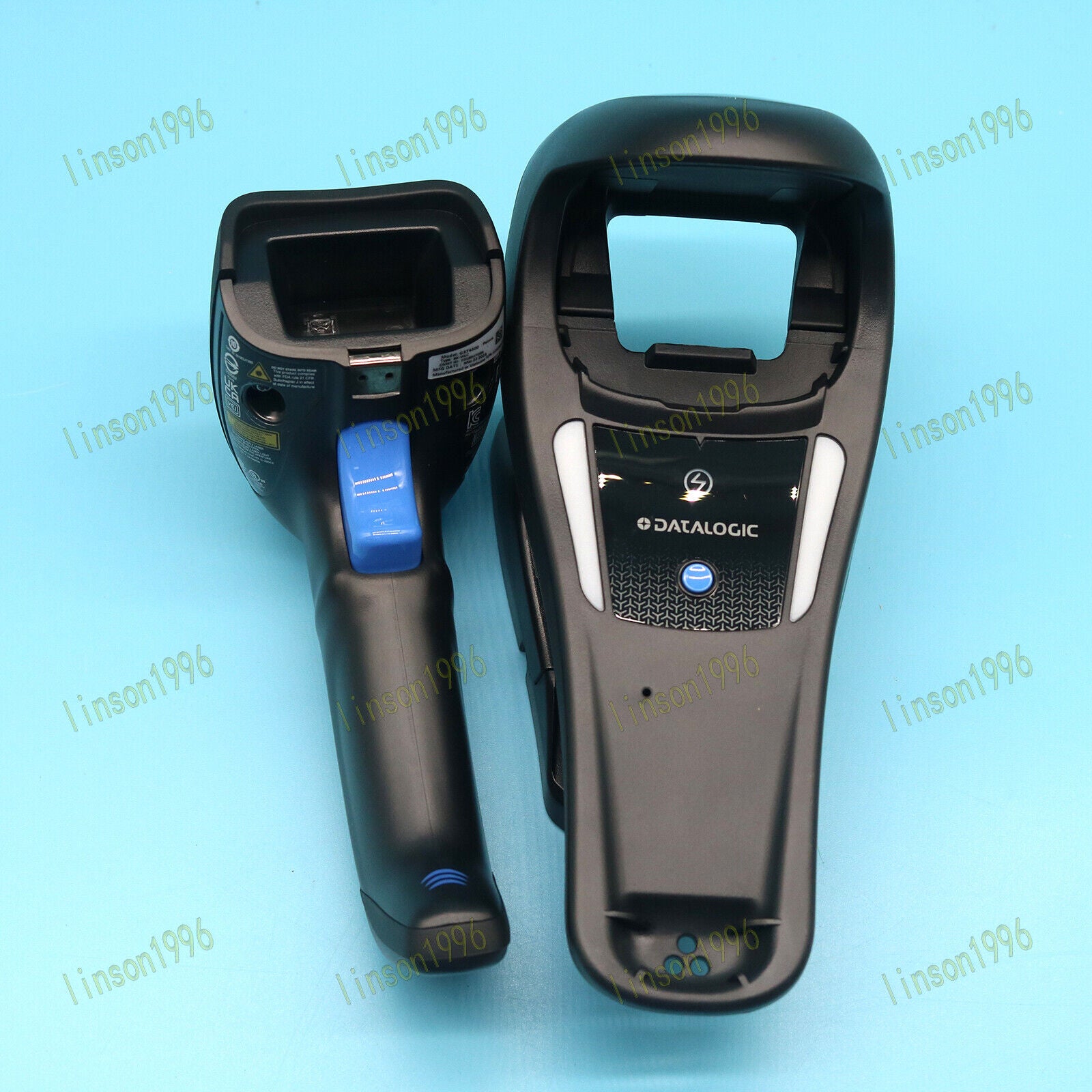 new One  Datalogic Wireless Bluetooth 2D Barcode Scanner w Cradle GBT4500-BK-BTK1