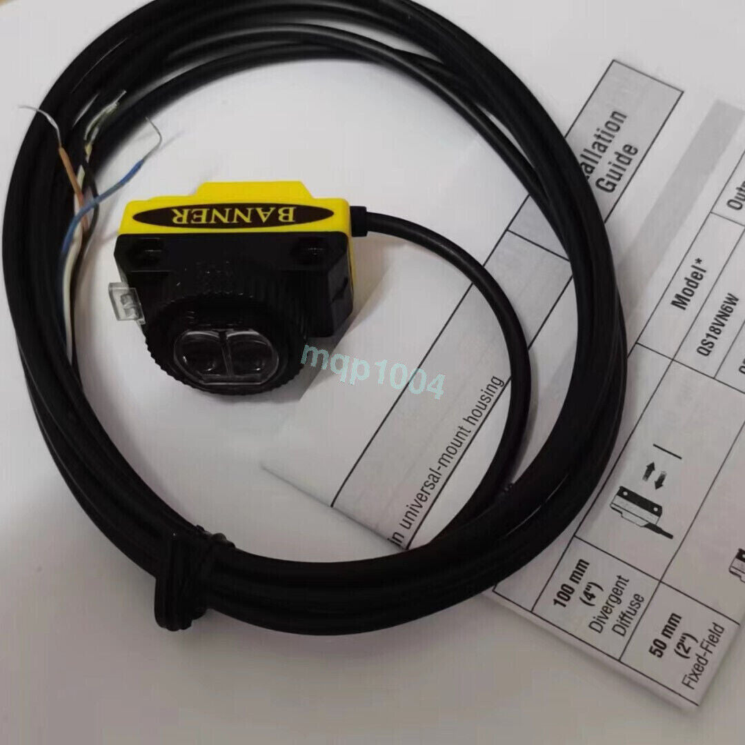 new One Banner QS18VP6D Photoelectric Sensor Banner