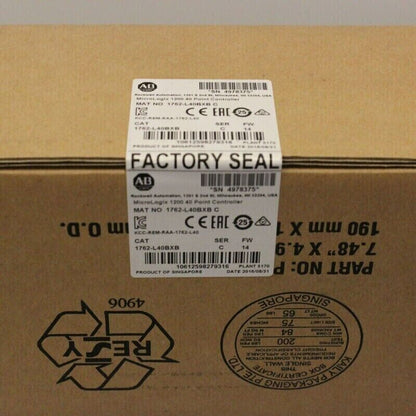 Allen Bradley MicroLogix 1200 40 Point Controller 1762L40BXB - High-Performance Motion Control System - ALLEN BRADLEY
