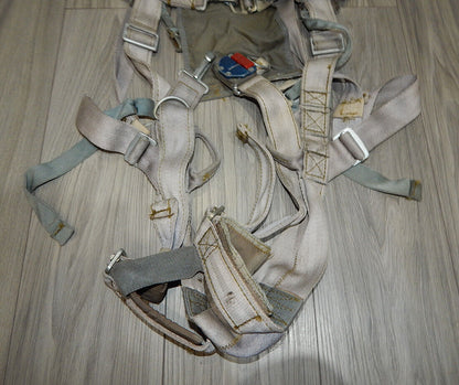 Used Soviet Russian Parachute PSU-36 Ejection Seat K-36 Orange Belt IPS-72 Harness - PARACHUTE EQUIPMENT