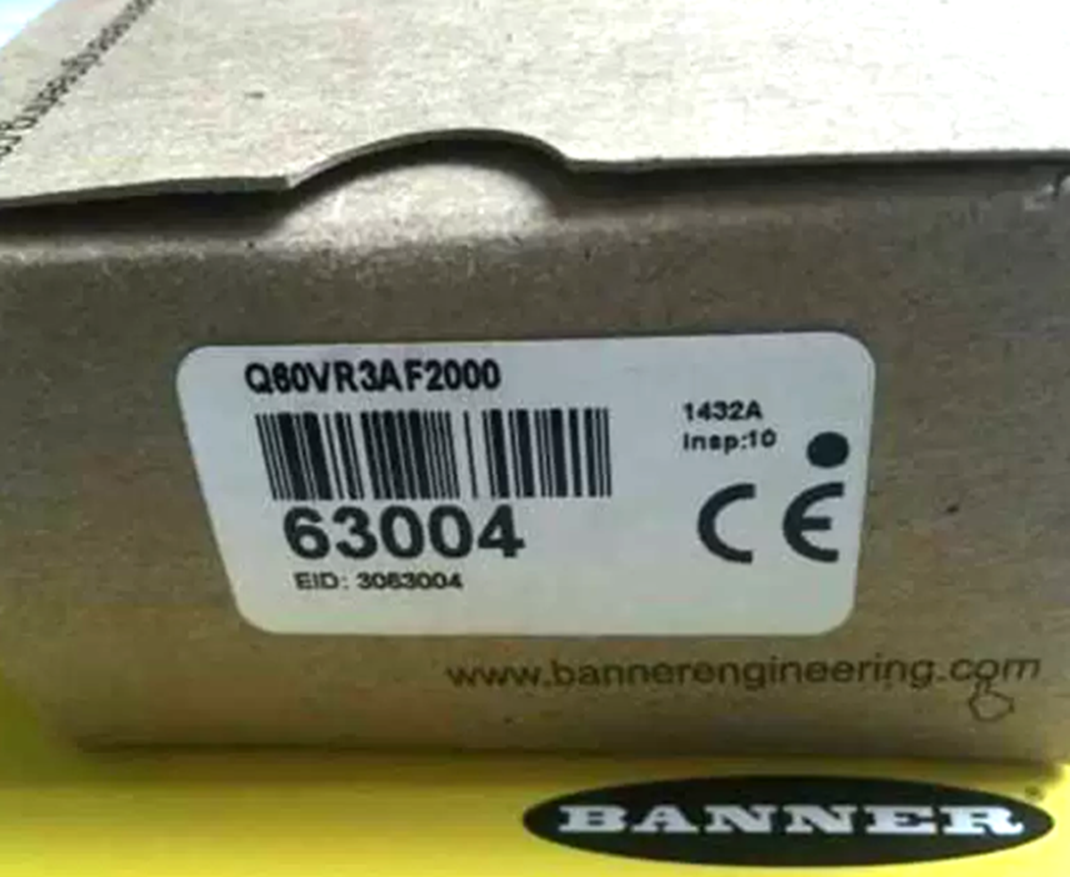 BANNER Q60VR3AF2000 Photoelectric Sensor BANNER