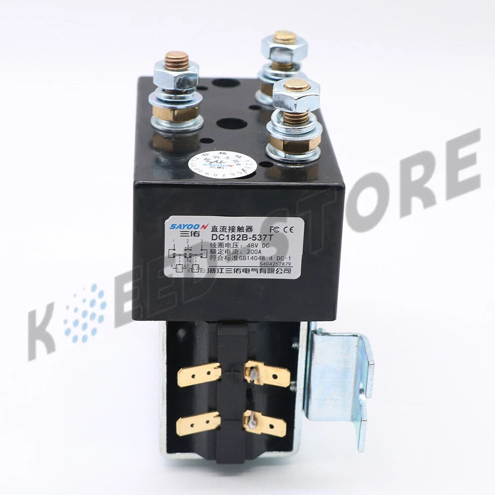 1PCS 48V 200A Reversing Monoblock DC Contactor DC182B-537T