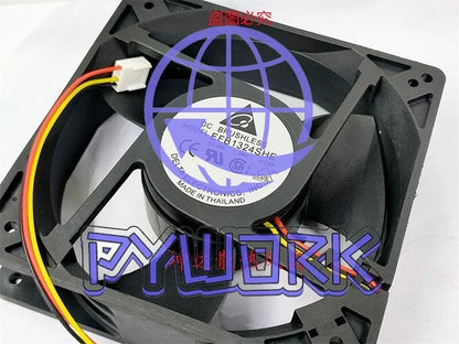 1PCS Delta Fan EFB1324SHE -4C58 DC24V 1.38A 12738 12.7CM 3 wire cooling Fan