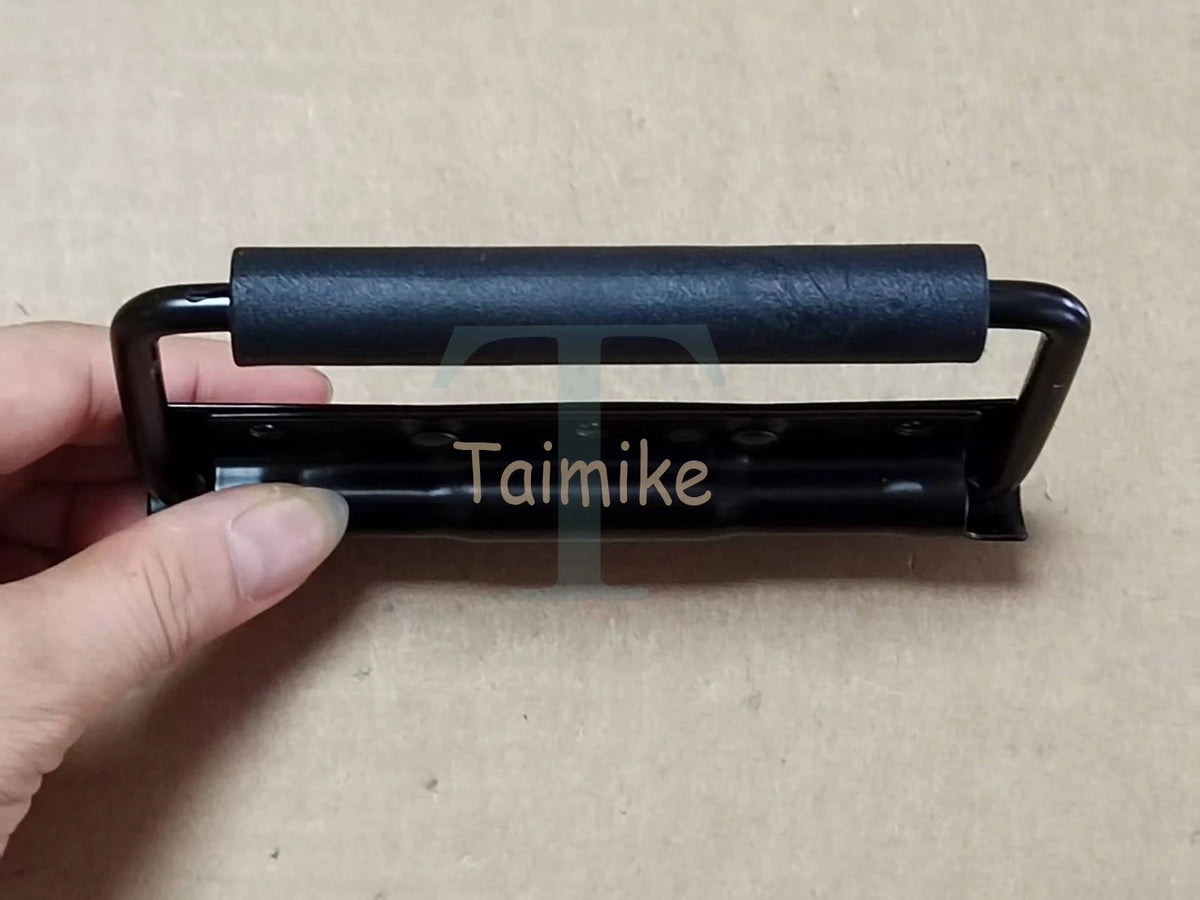 2 Pcs Black Surface Mount Case Spring-Loaded Handle For ATA Case 125mm x 81mm