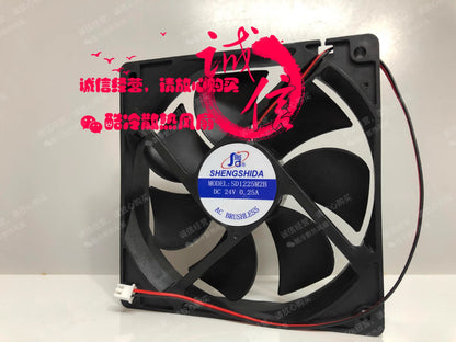 SHENGSHIDA SD1225M2B DC24V 0.25A 2-pin cooling fan