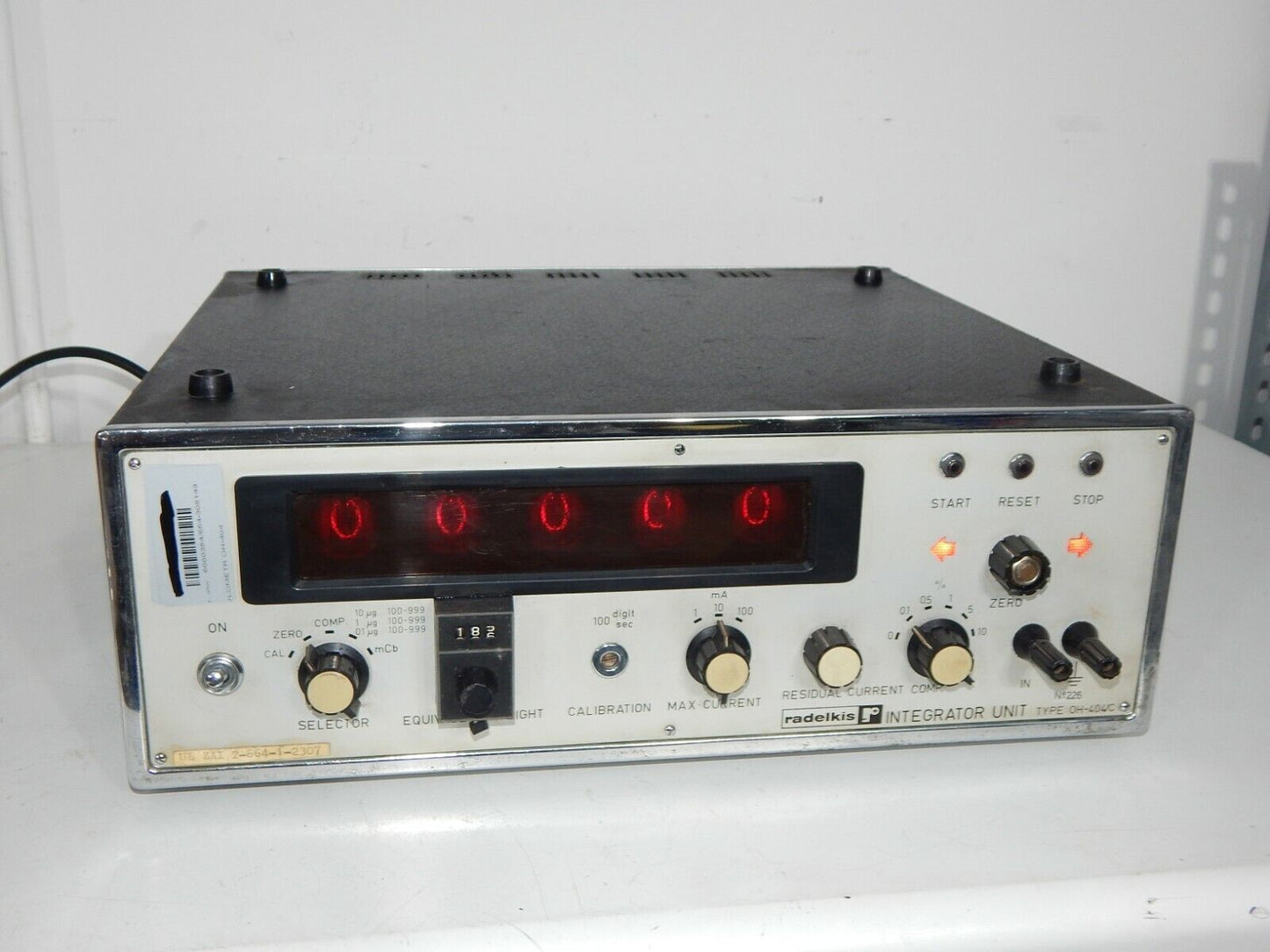Used Measuring Devices RADELIKS Integrator Unit OH-404/C - NIXIE tube 5x Z560M - RADELIKS