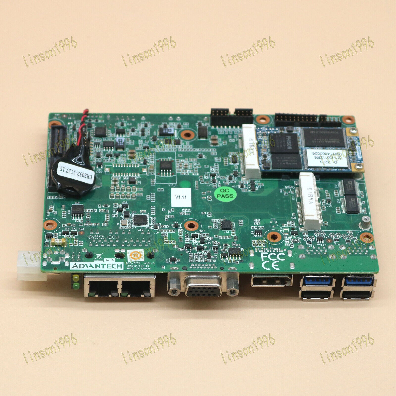 used 1pcs  Advantech Industrial Motherboard MIO-5271 A101-3 Tested In OK Advantech