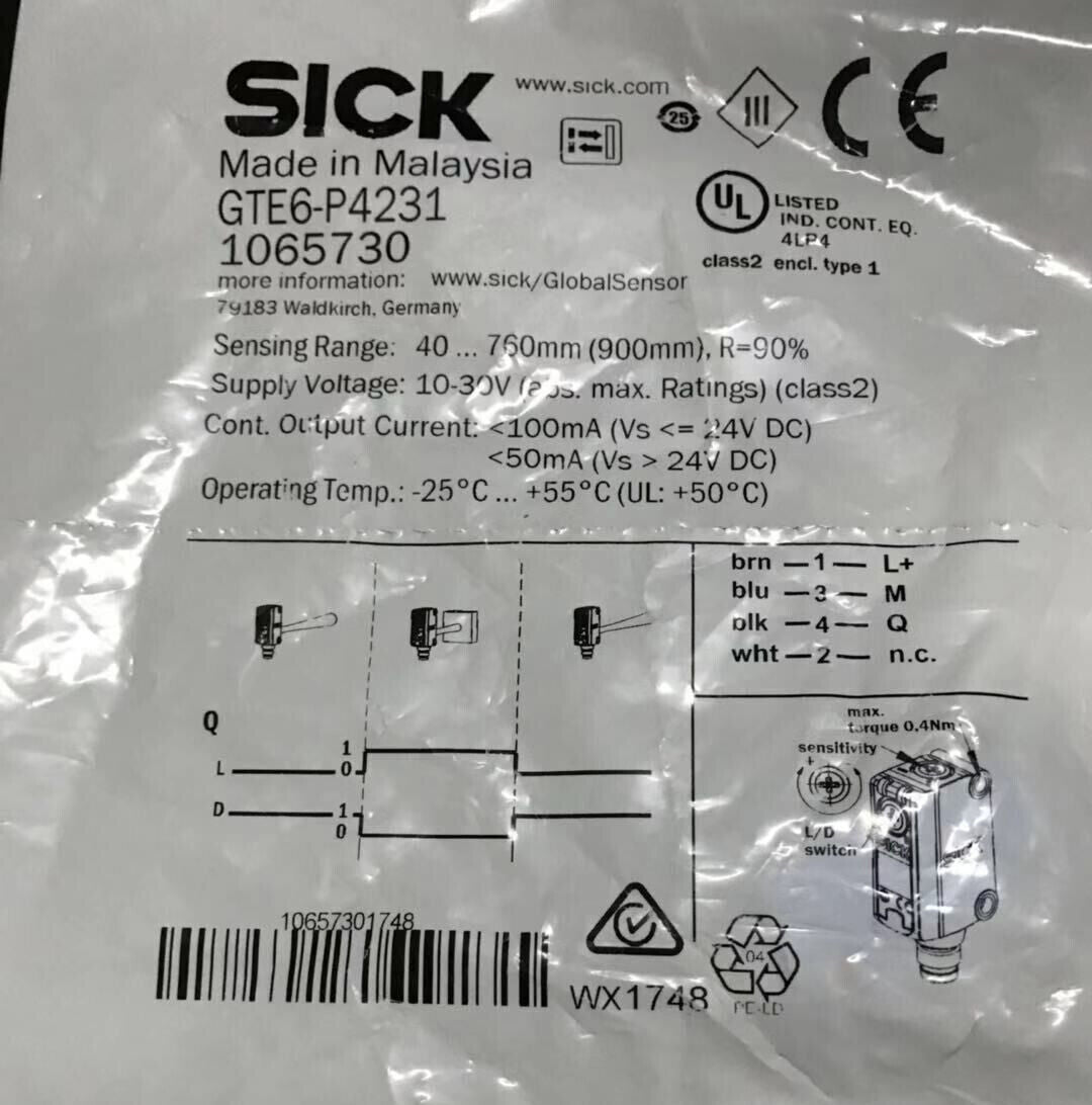 new SICK GTE6-P4231 Photoelectric Switch Sensor - SICK
