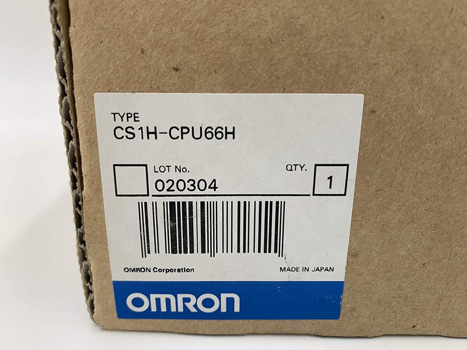 OMRON CS1H-CPU66H CPU UNIT PLC MODULE - OMRON