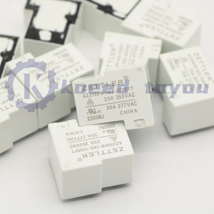10PCS ZETTLER AZ2150W-1AE-12DEFT 12VDC Automotive Relay 20A 250VAC 4Pins US