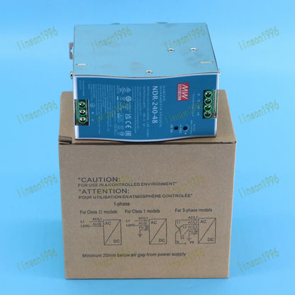 Mean Well Power Supply NDR-240-48 48V 5A Fast Delivery - MEAN WELL