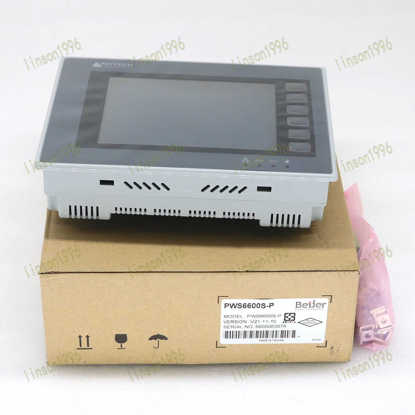 New One Hitech HMI Touch Screen PWS6600S-P 5.7-inch Touchscreen Display with High-Resolution Color Screen and Mobile-Compatible Design - HITECH