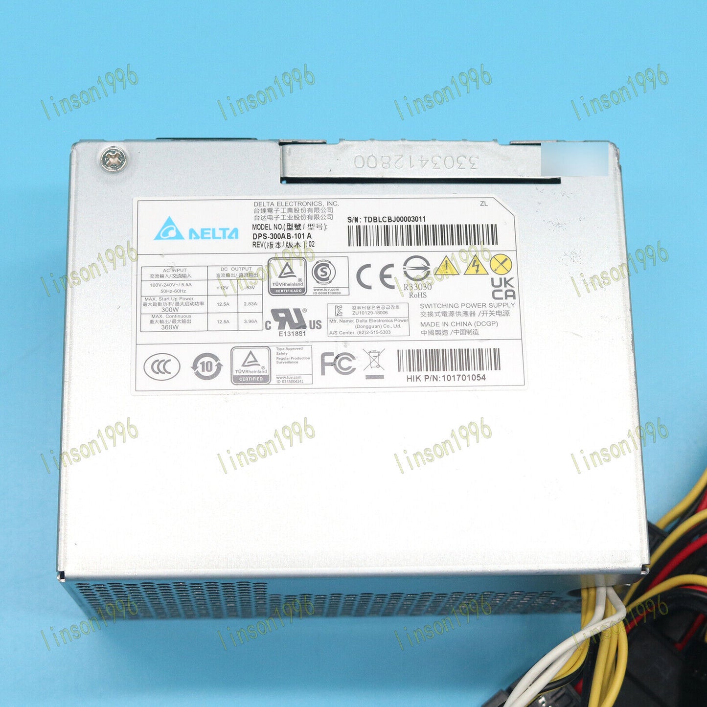 Delta DPS-300AB-101A Power Supply for POE Video Recorders - DELTA