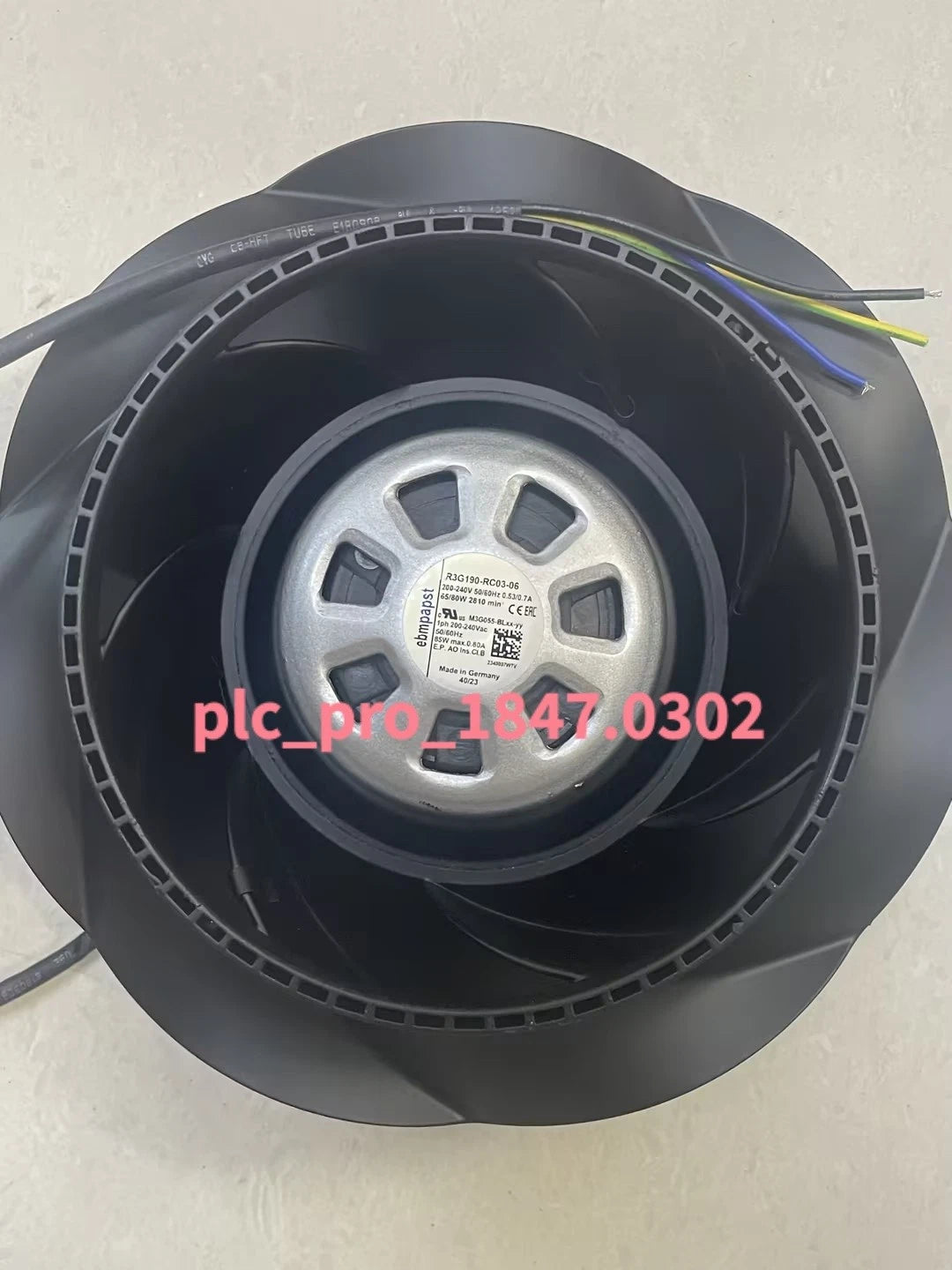 1PCS Ebmpapst R3G190-RC03-06 200-240VAC 65W 190MM Cooling Fan Fast shipping