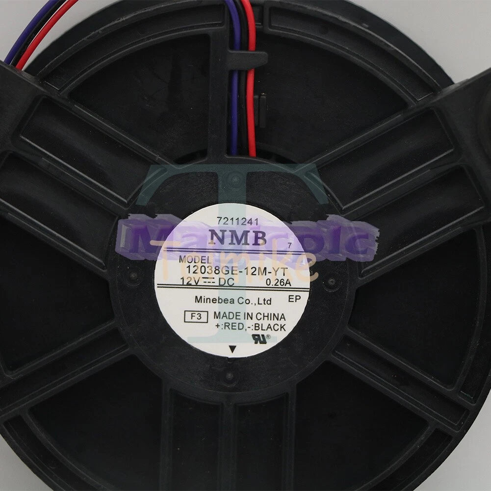 1PCS NMB 12038GE-12M-YT DC12V 0.26A Refrigerator Fan For Haier /RS