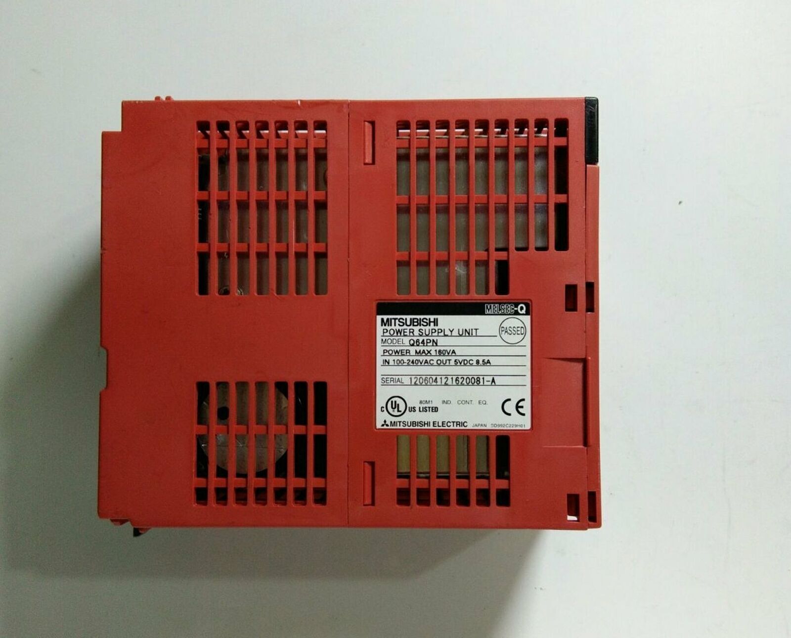 used Mitsubishi Q64PN Power Supply Module - MITSUBISHI