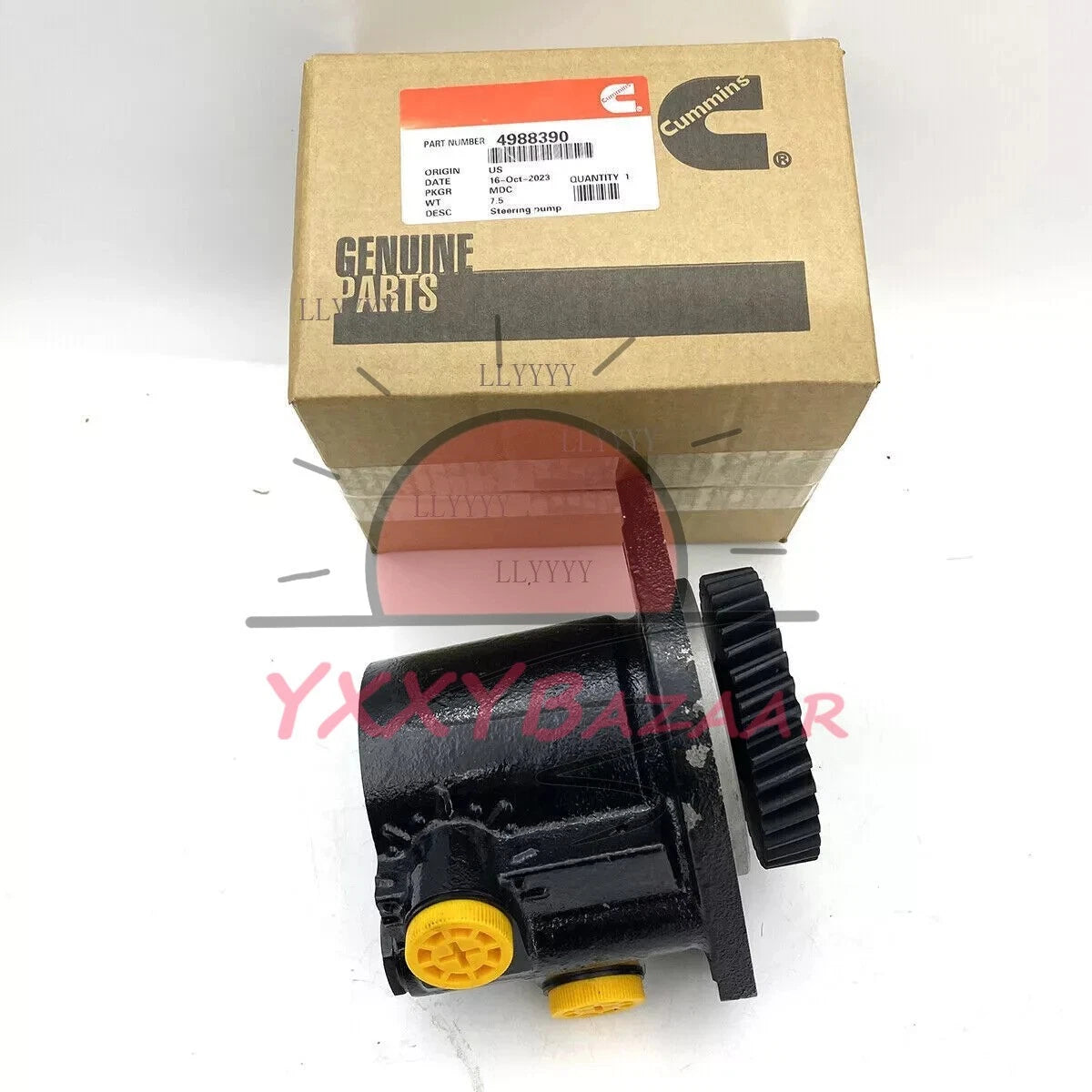 Power Steering Pump OE 4988390 Fits for Cummins 4BT 3.9L 6BT 5.9L 6CT/6CTA 8.3L~