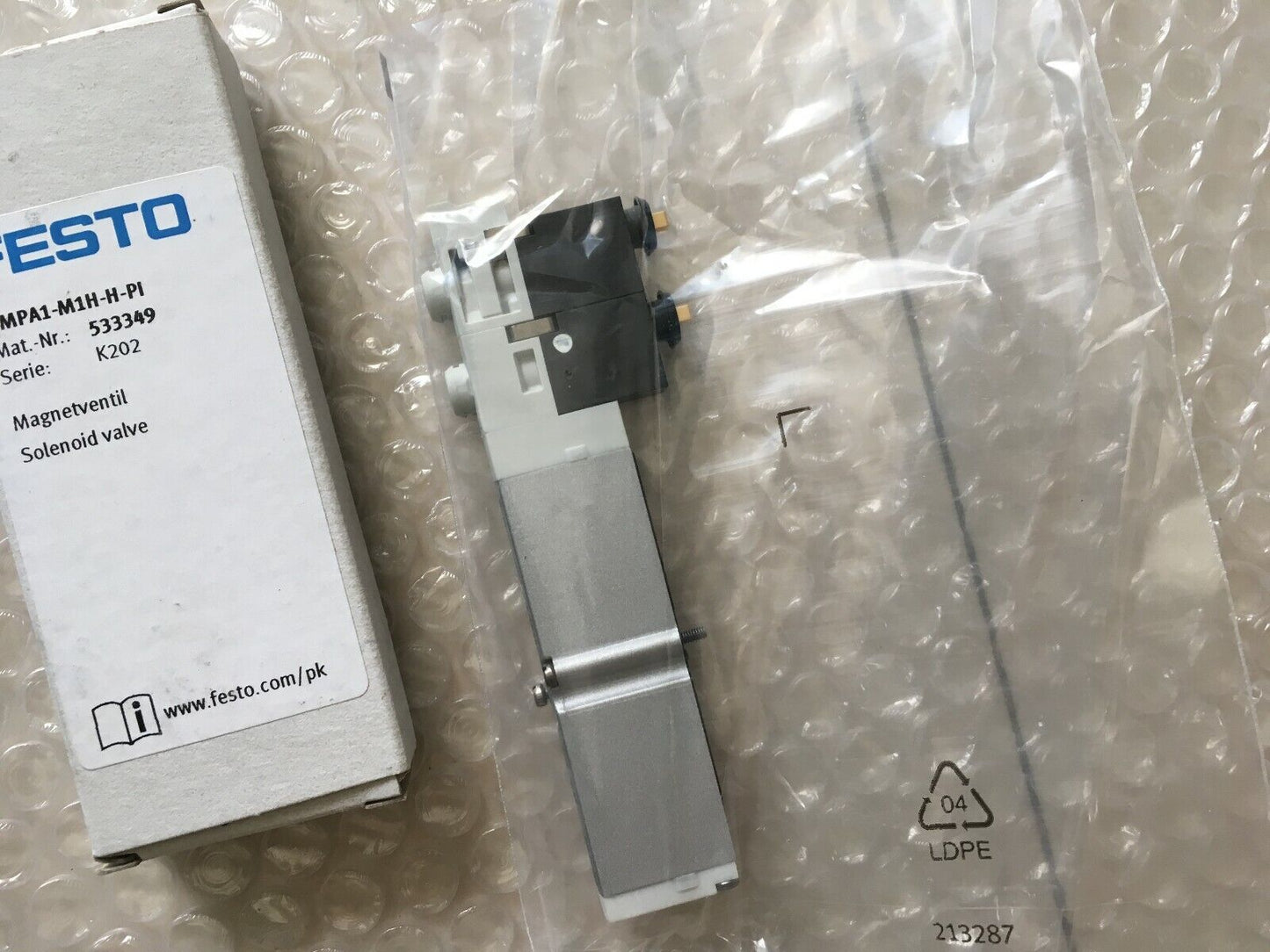 FESTO Solenoid Valve Model VMPA1-M1H-H-PI - FESTO